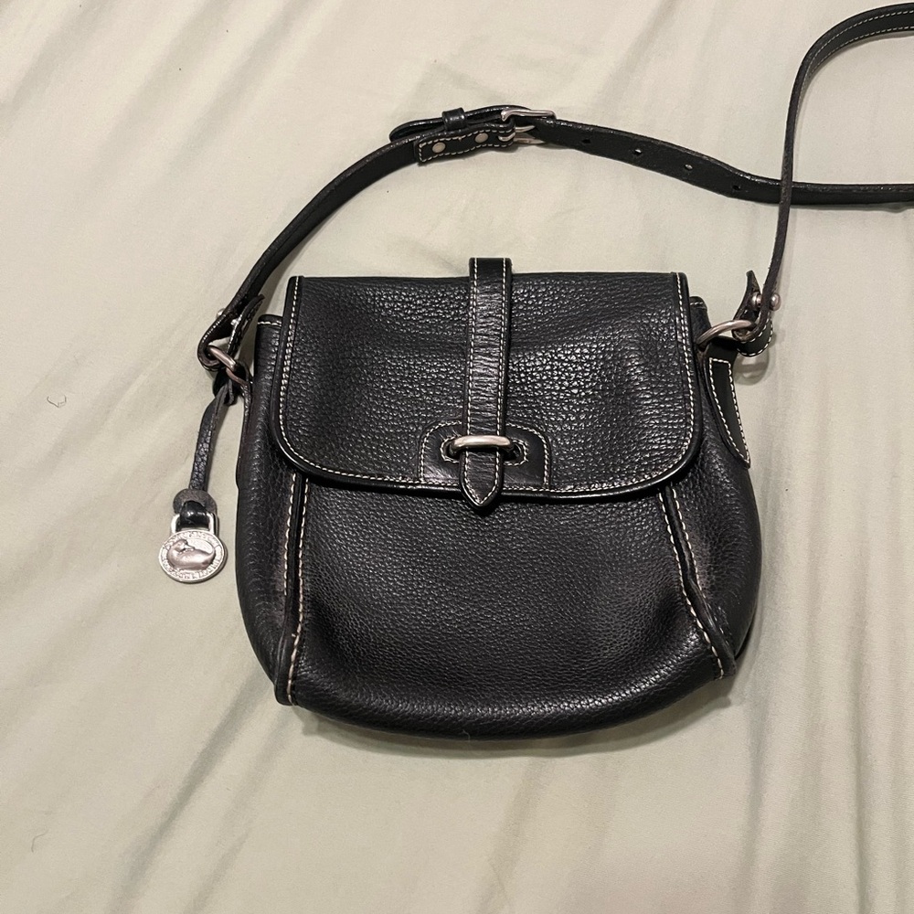 Dooney & Bourke Black Leather Crossbody Bag